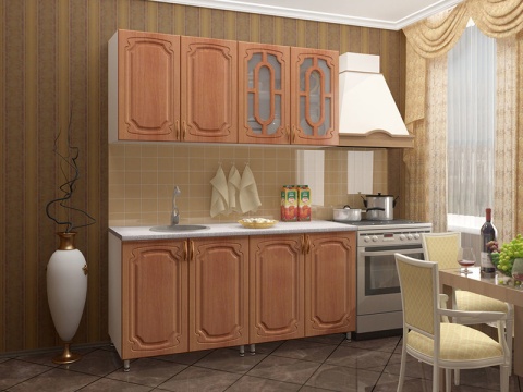 Кухонный Гарнитур Жаклин МДФ 1600 мм