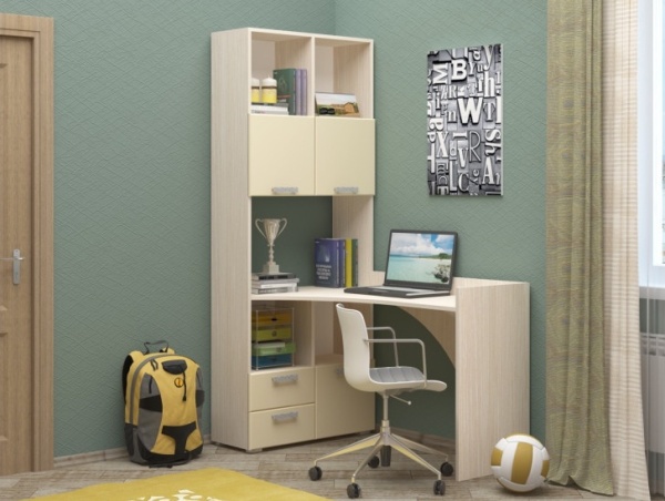 Детская Ириска-4 МДФ (Ш-800 х В-2002 х Г-1145 мм)/Разные Цвета