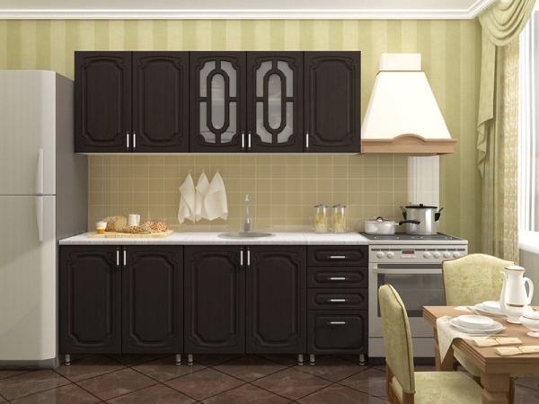 Кухонный Гарнитур Жаклин МДФ 2000 мм